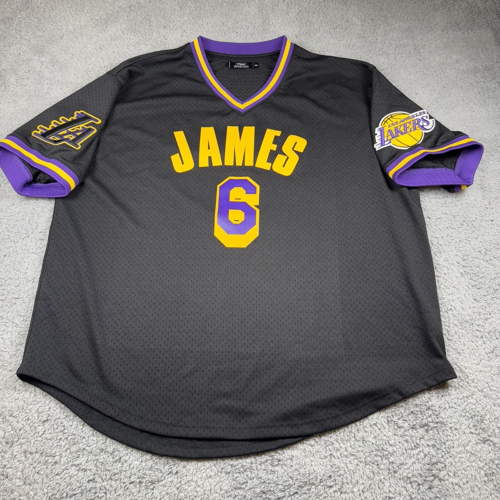 Pro Standard Luxury Athletic Brand Lebron James 6 LA Lakers Men 2XL Shirt Jersey